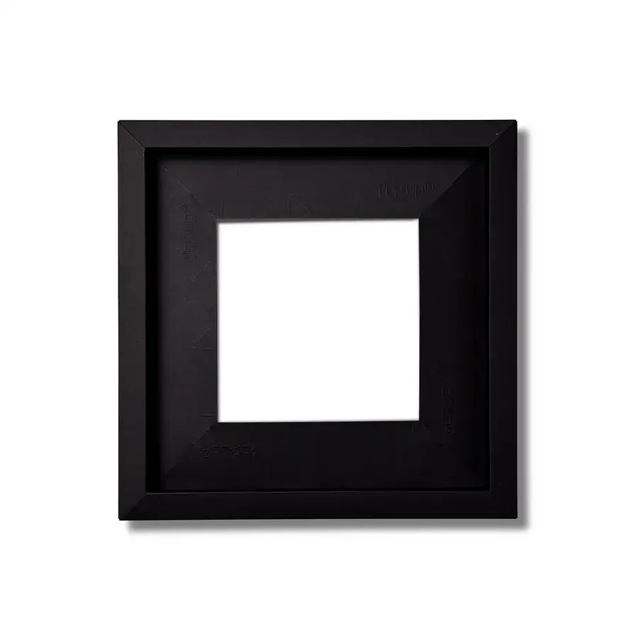 Animated GIF showing black Customizable medium Frame Kit in multiple sizes, perfect for framing photos, custom pictures, and artworks in any space.