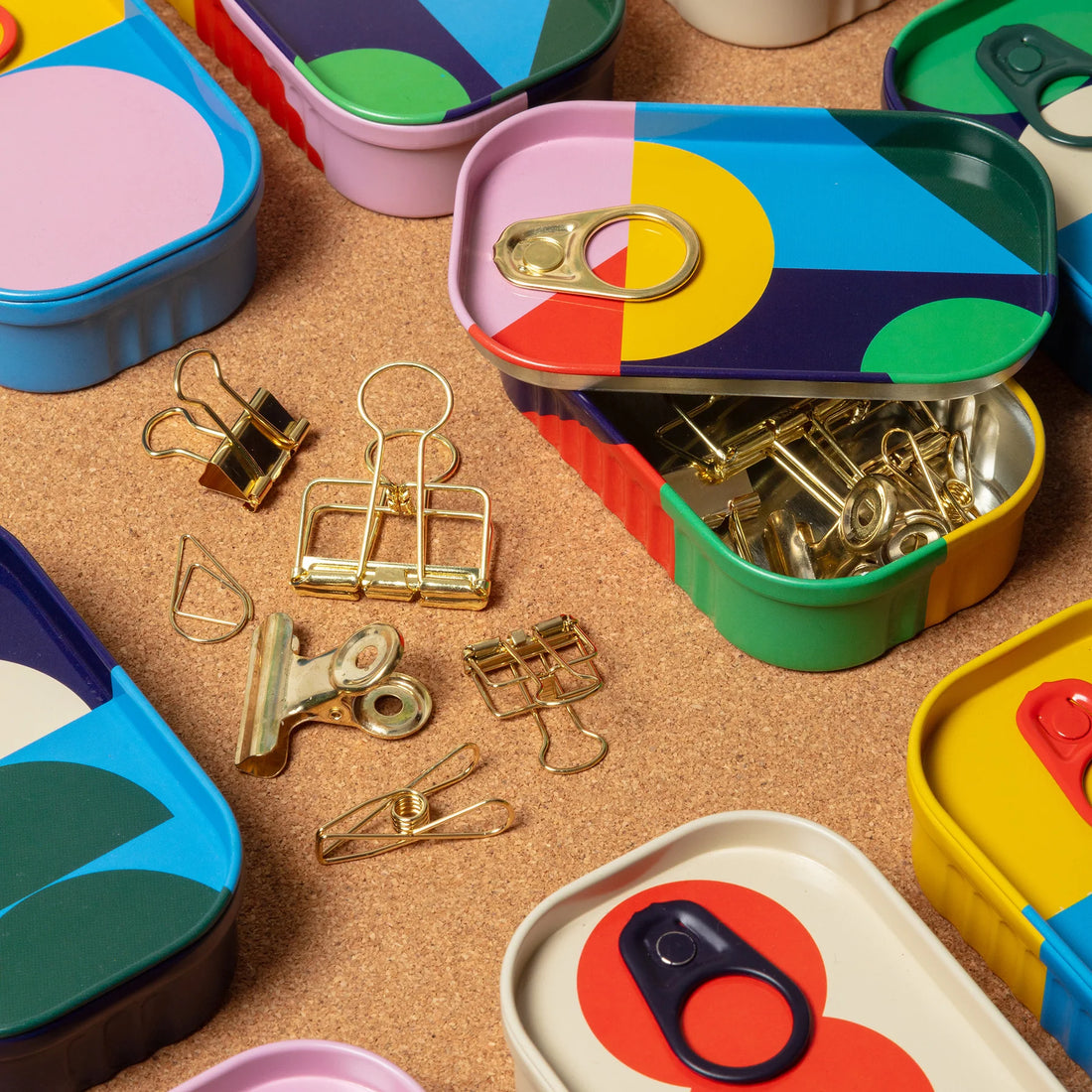 Tinned Good Stationery Clips
