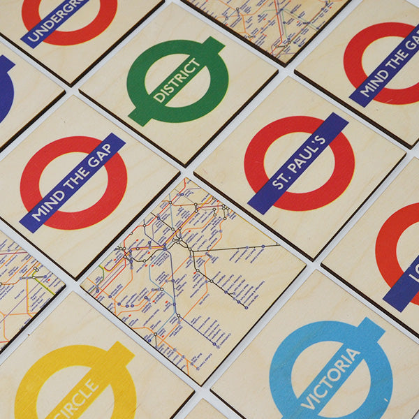 London Underground Single Coasters