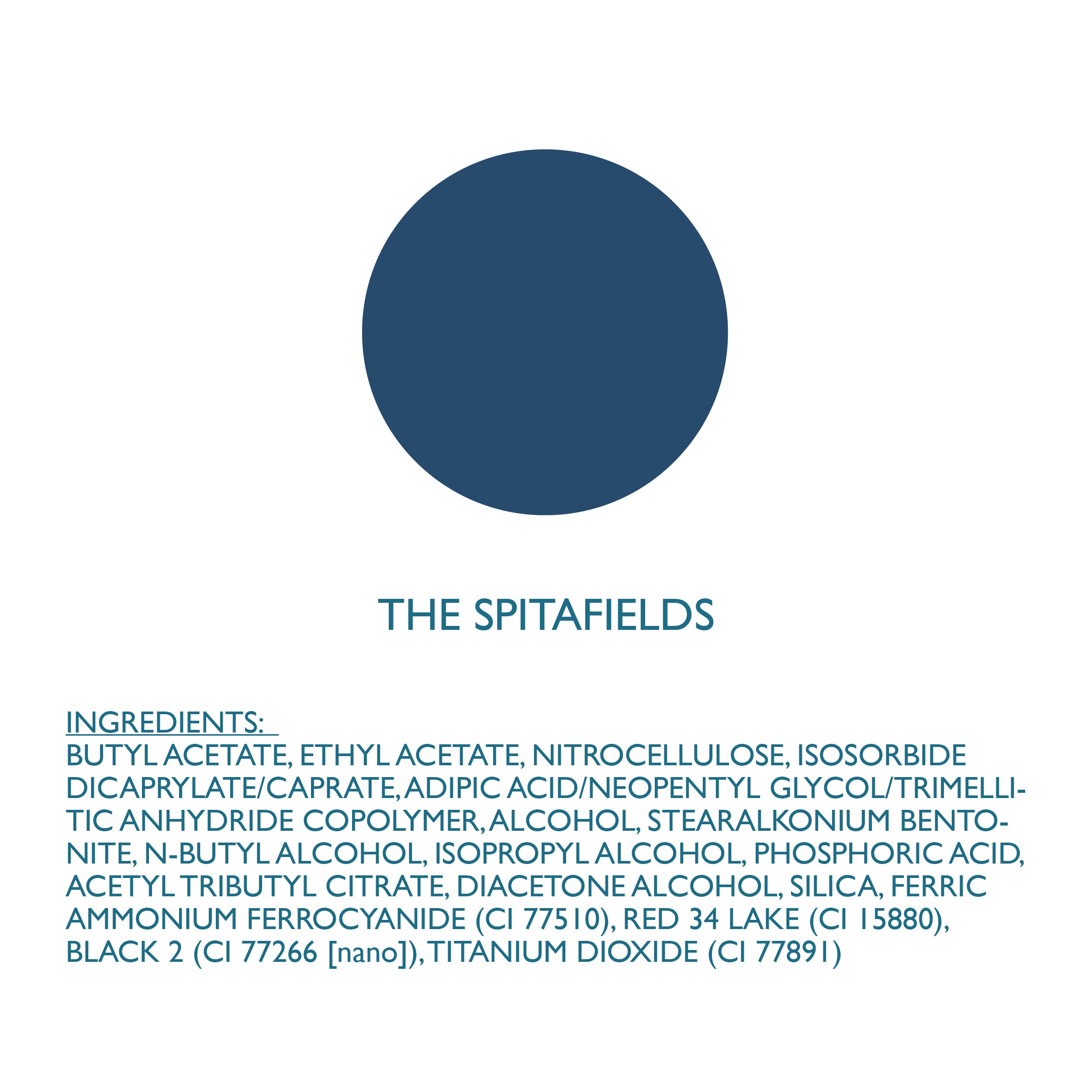 The Spitalfields - Teal Vegan Nail Polish