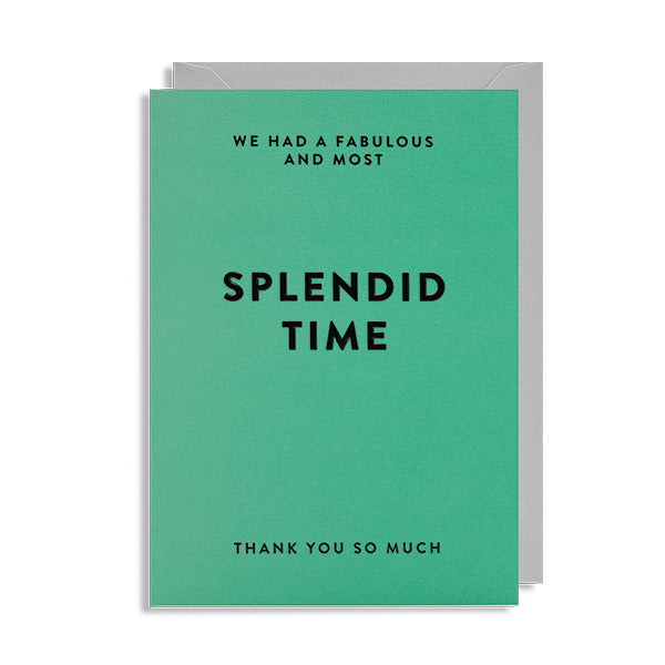 Splendid Time Card Inspitalfields East London Gift Shop INSPITALFIELDS
