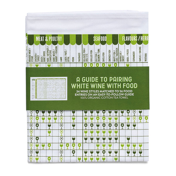 A Guide To Pairing White Wine With Food - Cotton Tea Towel
