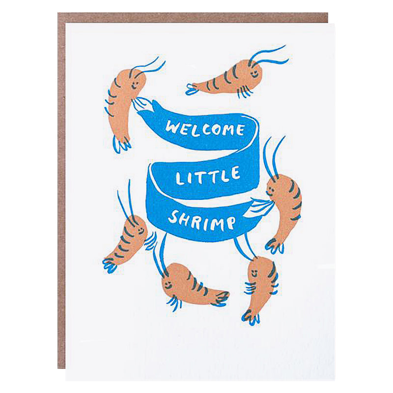 Welcome Little Shrimp Card