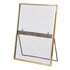 Side view of a Large Brass Photoframe showing its sleek, modern profile and polished brass finish"