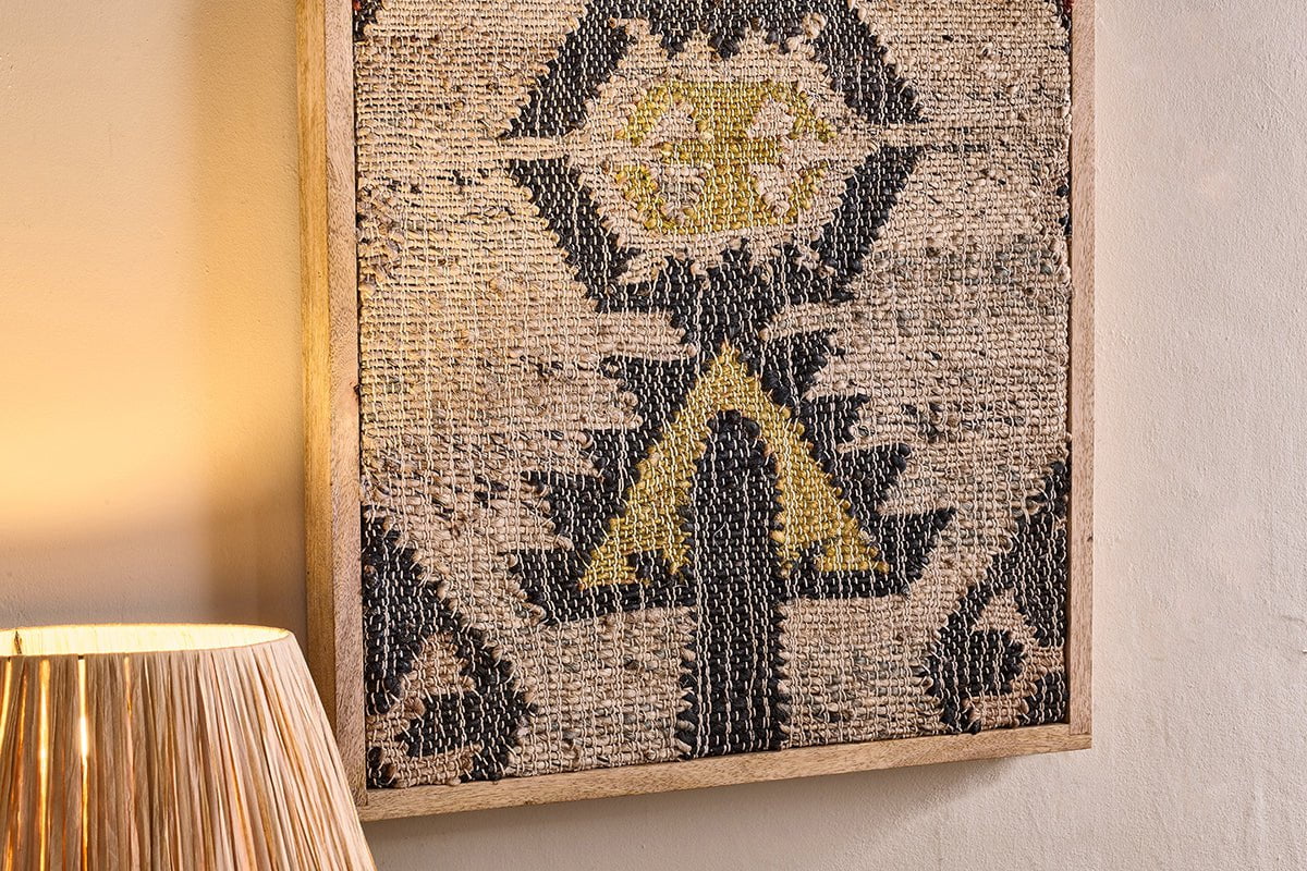 Pemali Handwoven Artwork - Mustard