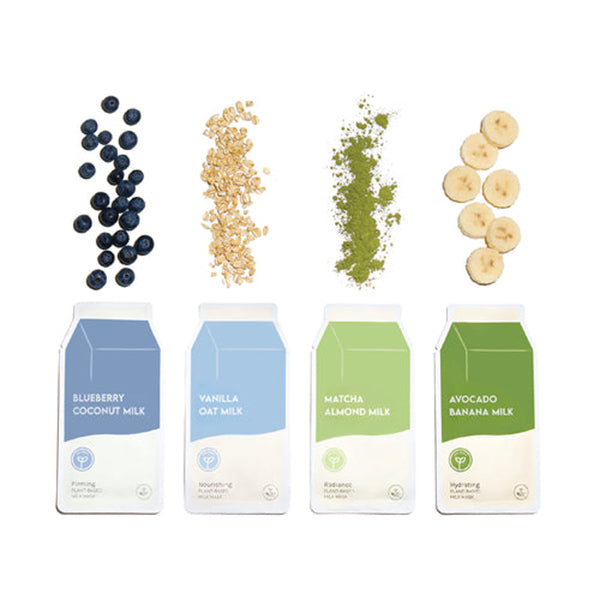 Plant Based Milk Face Mask Set