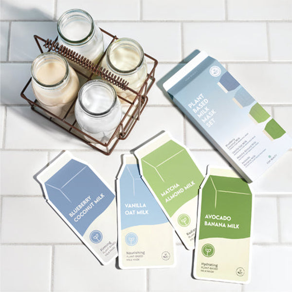 Plant Based Milk Face Mask Set