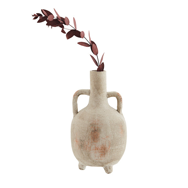 Washed White Terracotta Vase