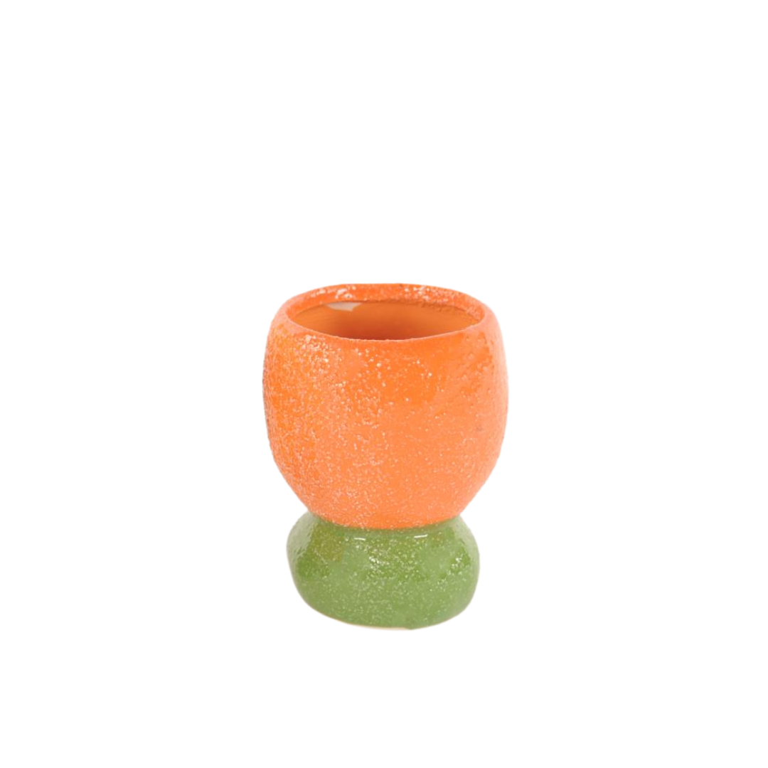 Assorted Joyful Colours Small Ceramic Flower Pot