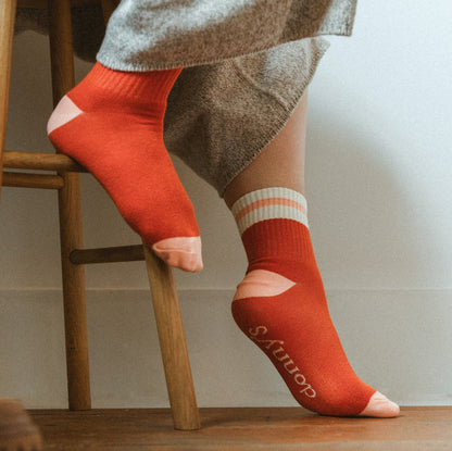 Rust Varsity Socks