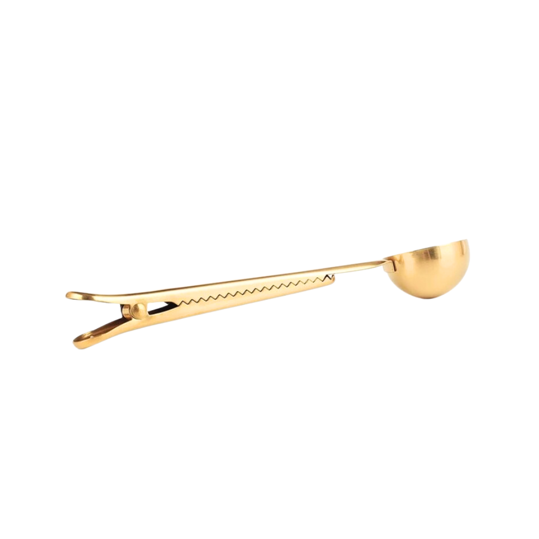 Gold Coffee Spoon Clip