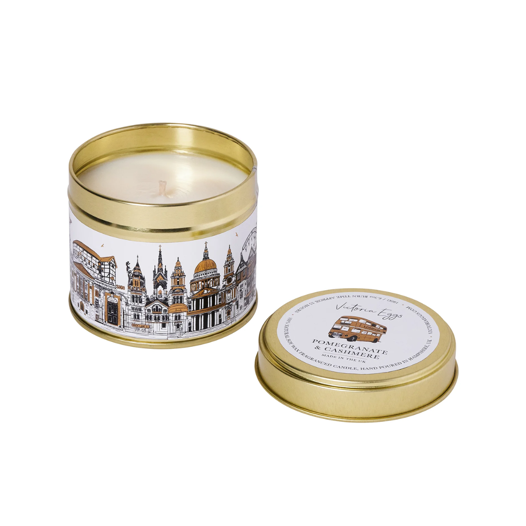 Quintessentially London Candle - Pomegranate & Cashmere