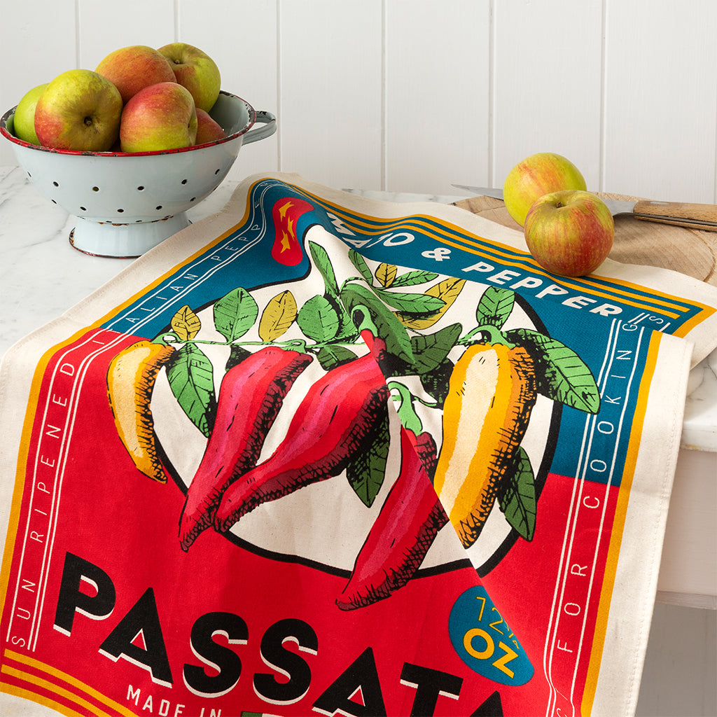 Vintage Passata tea Towel