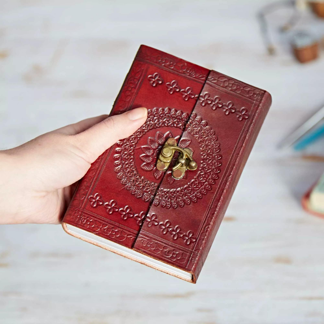 Indra Embossed Leather Journal