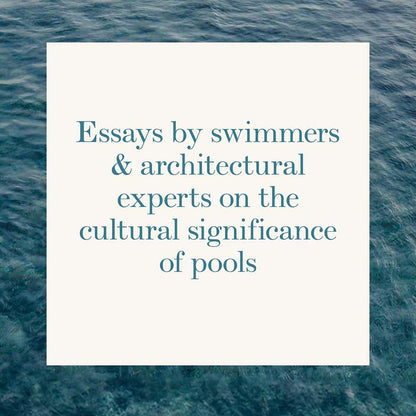 Text overlay on a white square with blue text against a blue water background