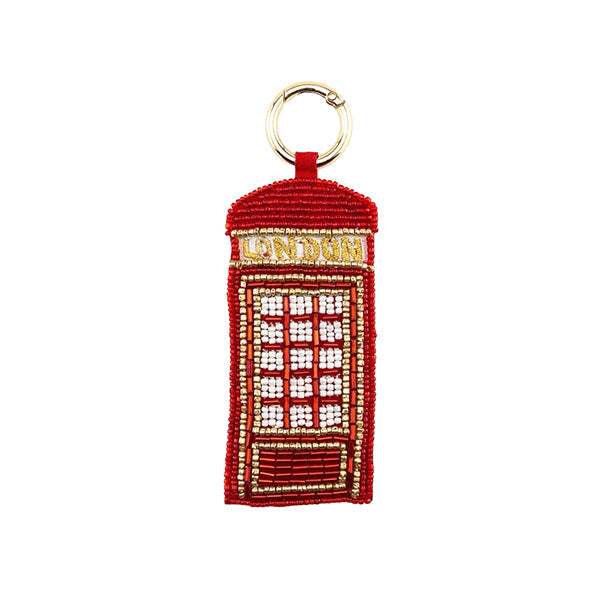 London Beaded Bag Charm