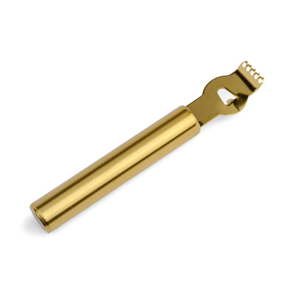  Gold precision zesteron a white background