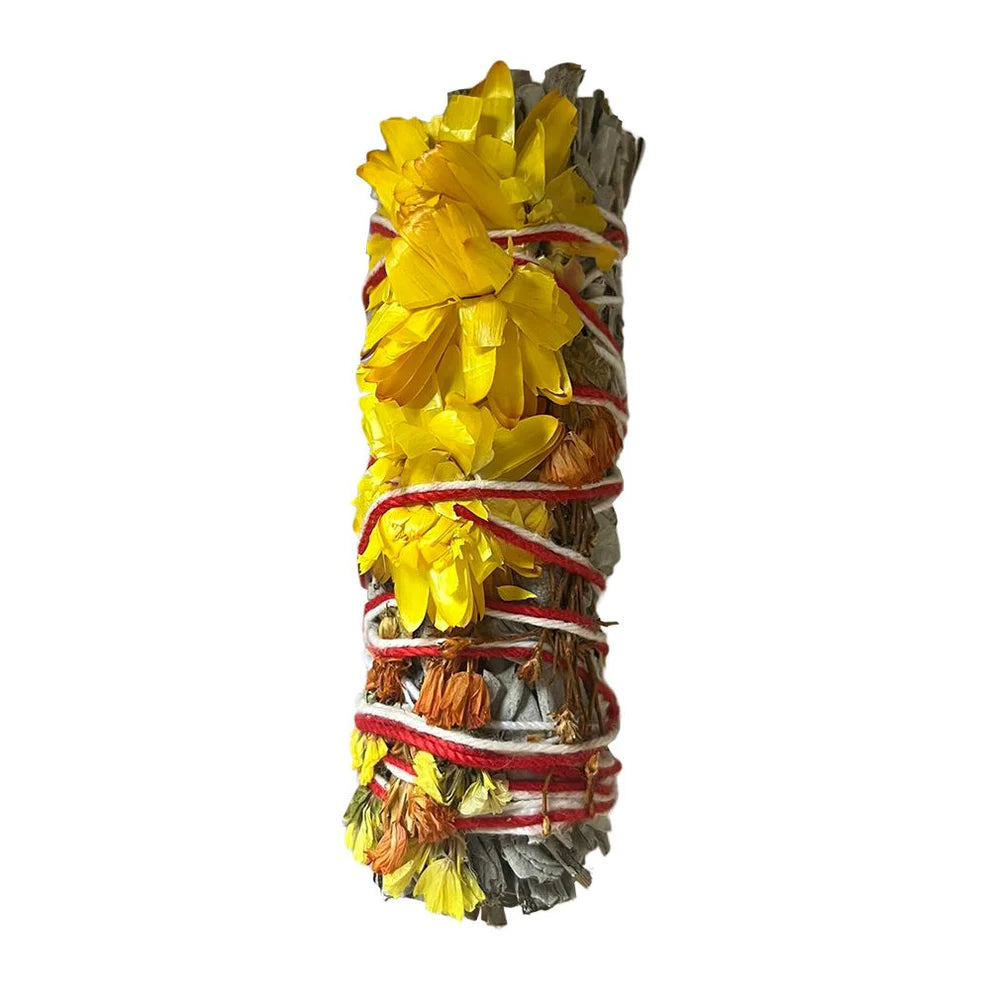Sage Smudge Sticks Sunflower &amp; White Sage 