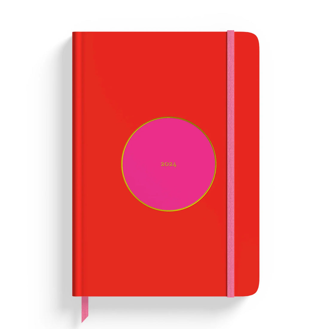 2024 Diary A5 Contrast Pink &amp; Red