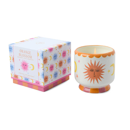 Sun Ceramic Soy Wax Candle - Orange Blossom