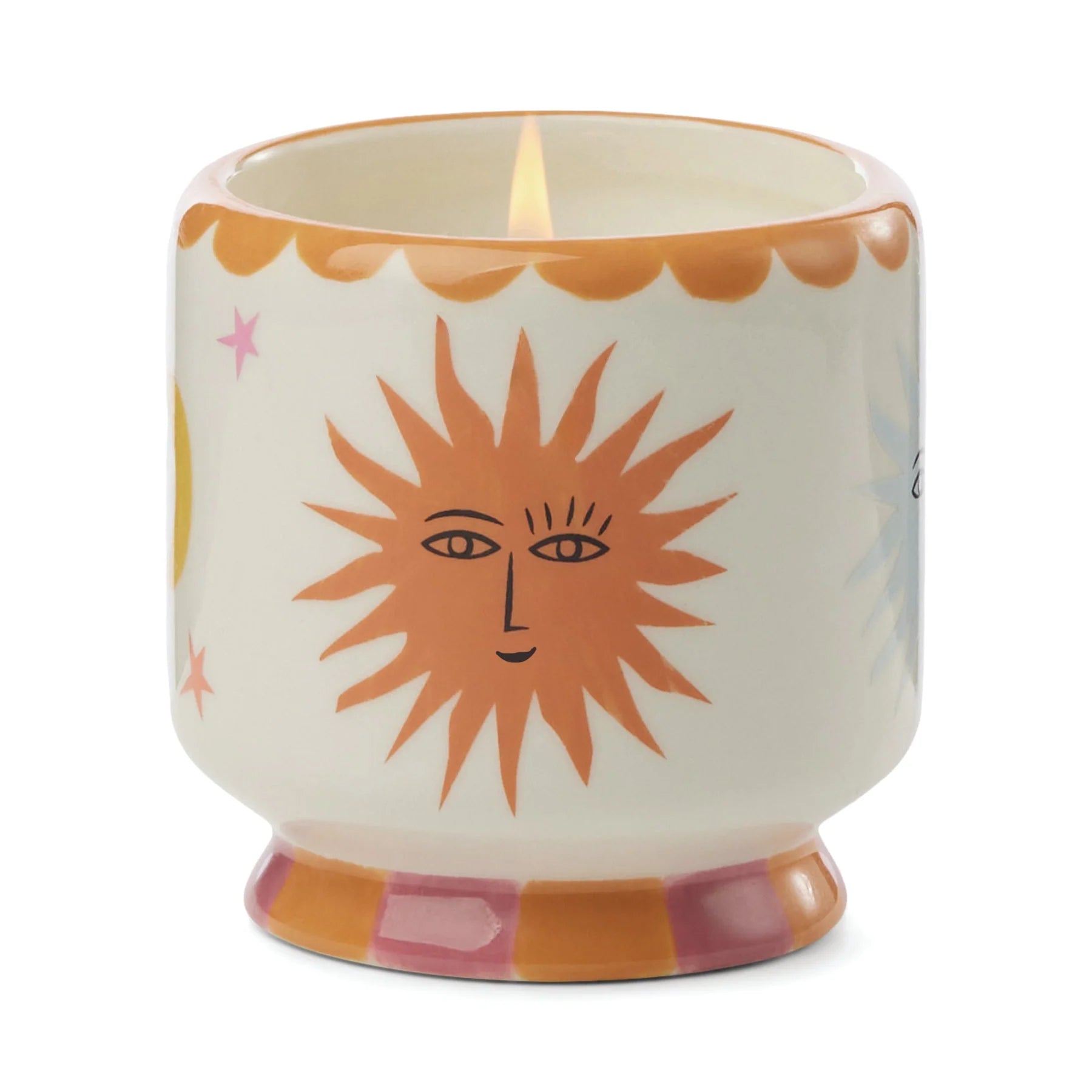 Sun Ceramic Soy Wax Candle - Orange Blossom