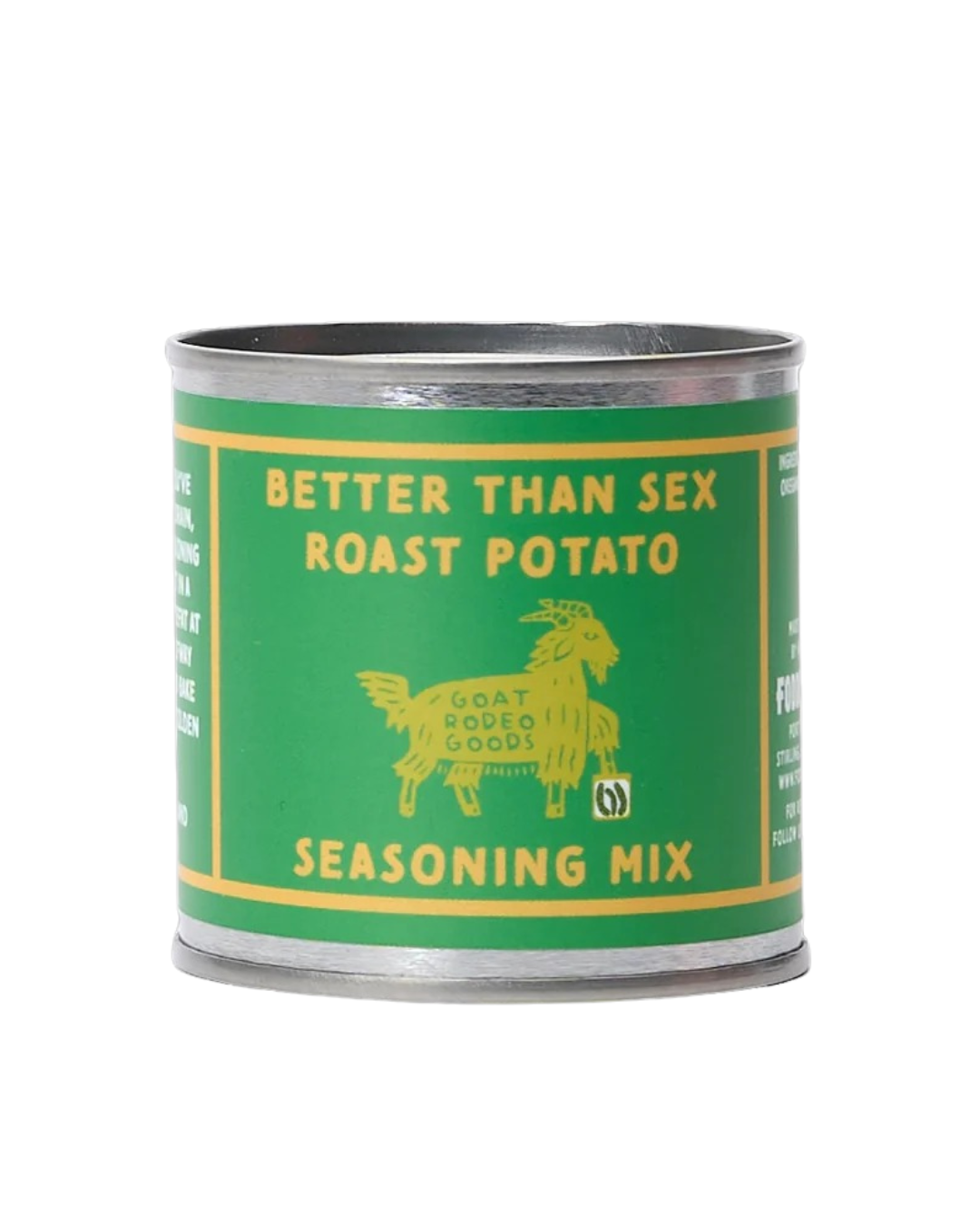 Better Than Sex Roast Potatoes Seasoning 70g jar – crispy, golden semolina and bold spice blend for roast potatoes, wedges, veggies, and toasties.