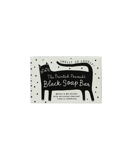 Charcoal, Rosemary &amp; Lime handmade vegan soap bar, detoxifying, natural, cruelty-free, eco-friendly packaging, 95g