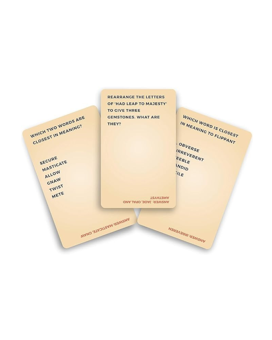 Boost Your Brain card game – 100 puzzle and riddle cards for daily mental workouts and family fun.