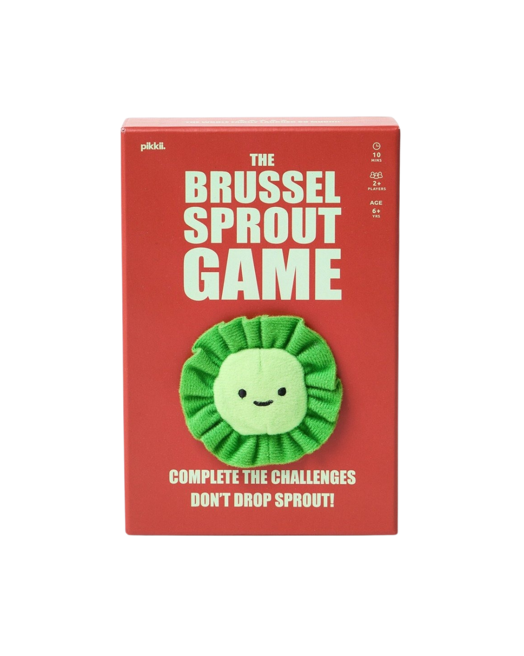 Sprout Challenge Game box with plush sprout and 102 pieces, fun party game for kids and adults