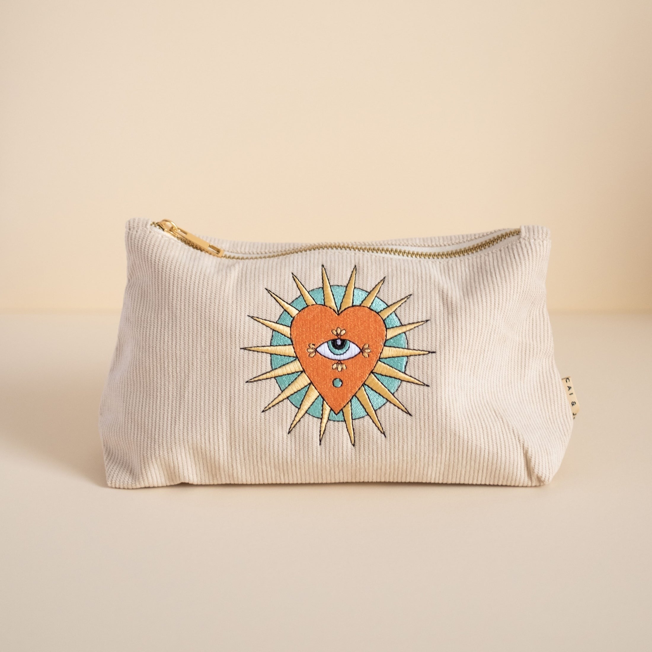 Medium Courdory Pouch Stone