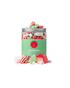 Christmas Sweet Selection jar with milk chocolate coins, cola reindeer jellies, snowman-shaped marshmallows, strawberry & apple Christmas trees, festive holiday treats from the UK.