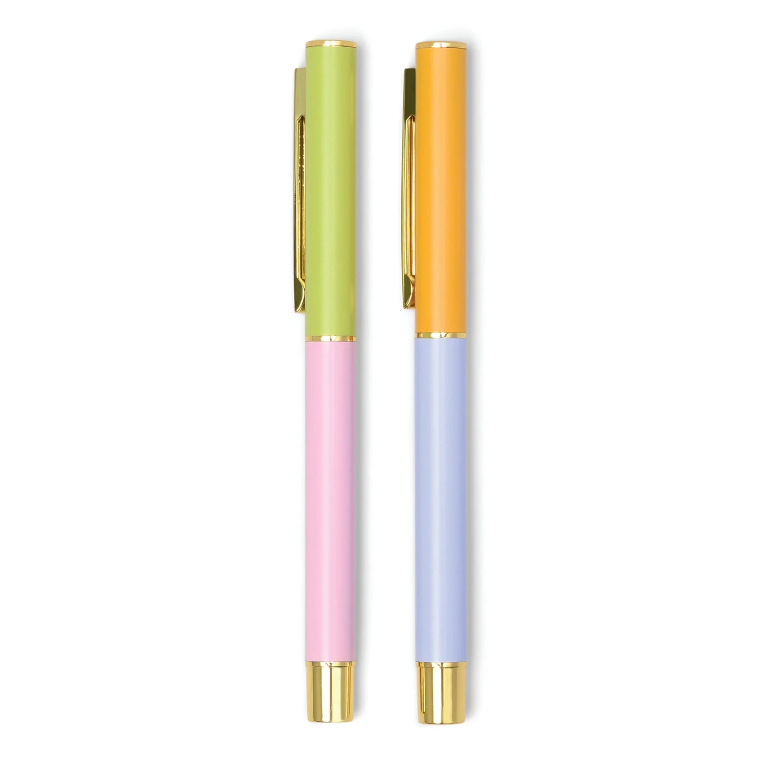 Colour Block Pens - Set of 2