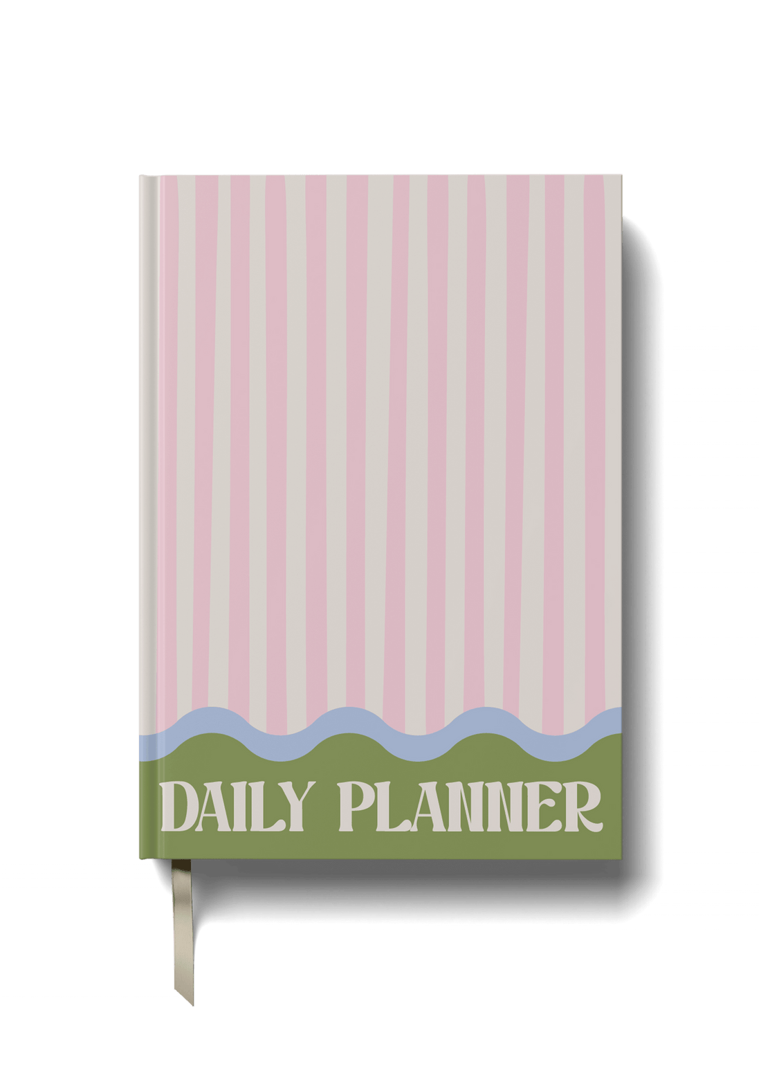 Daily Planner Pink Stripes A5