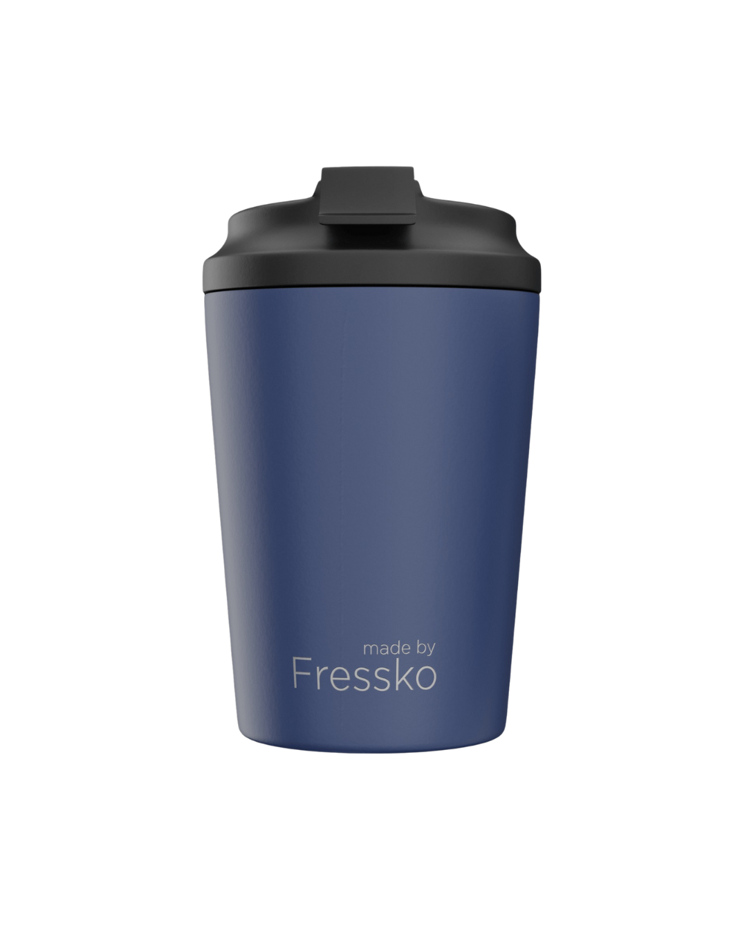 Denim camino 340ml reusable coffee cup with screw-on lid, insulated stainless steel, eco-friendly, BPA-free travel mug for coffee or tea