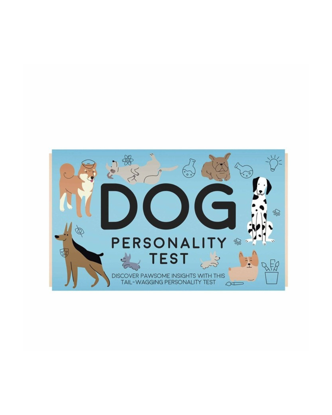 Dog Personality Test card game – 100 eco-friendly question cards for dog lovers to discover their pet’s unique personality traits.