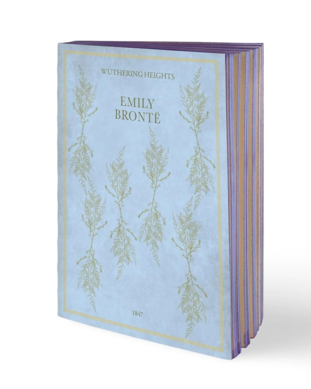 Emily Brontë Notebook – handmade Italian notebook from the Libri Muti Collection with plain pages