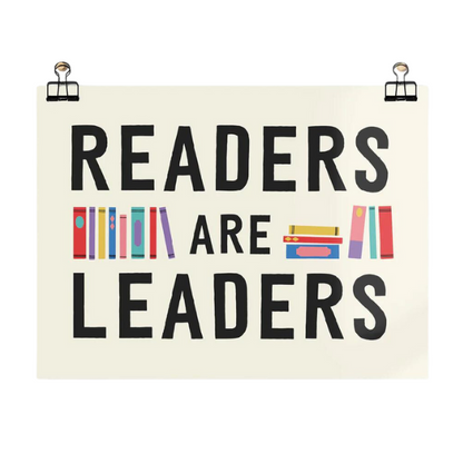Readers Are Leaders Art Print