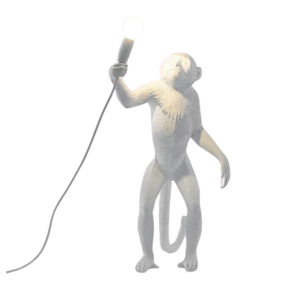 The Monkey Resin Standing Lamp
