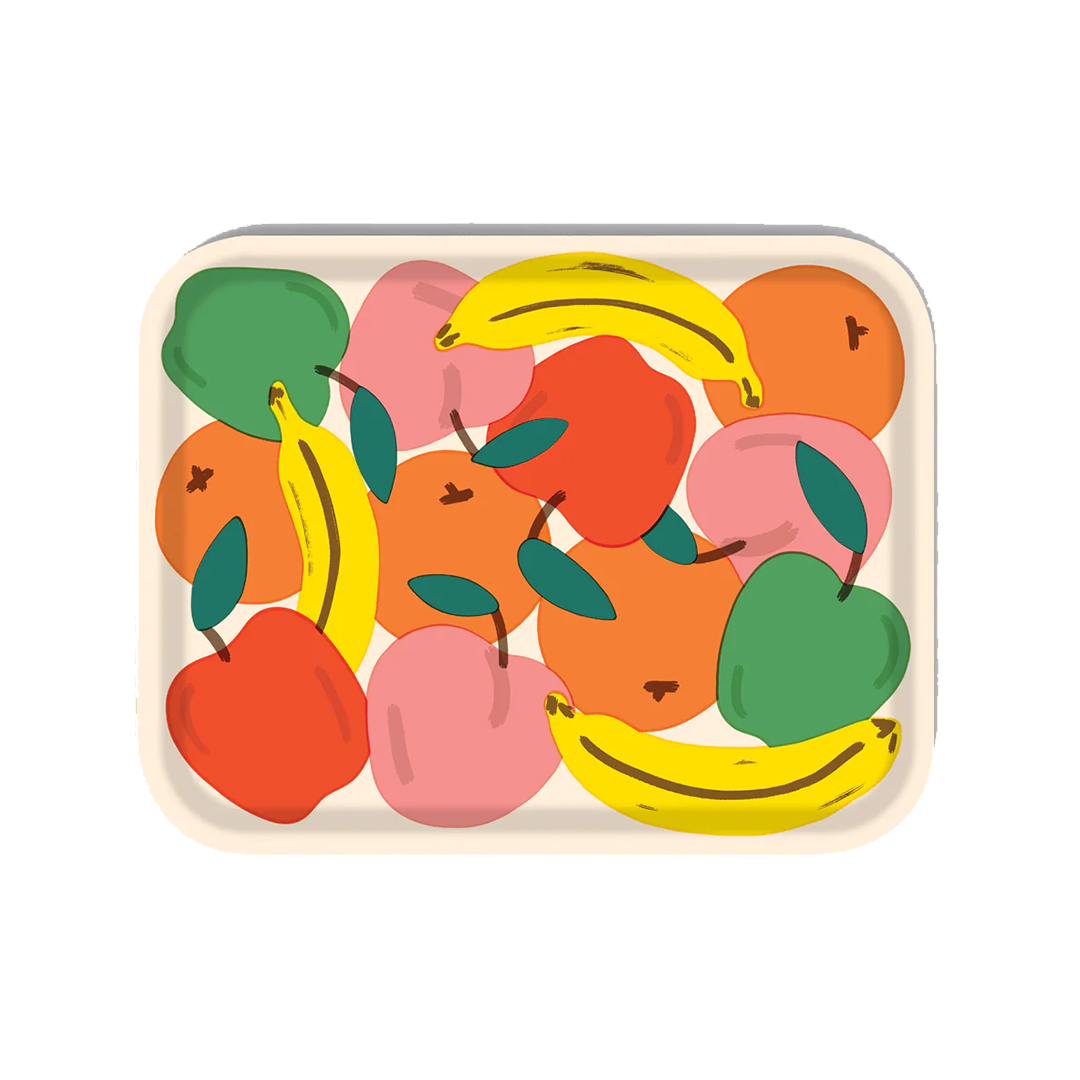 Fruit Bowl Rectangle Serving Tray