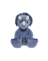 Front View of the Troy the Triceratops plush toy in denim blue – soft cuddly stuffed dinosaur for kids, comfort toy and nursery companion