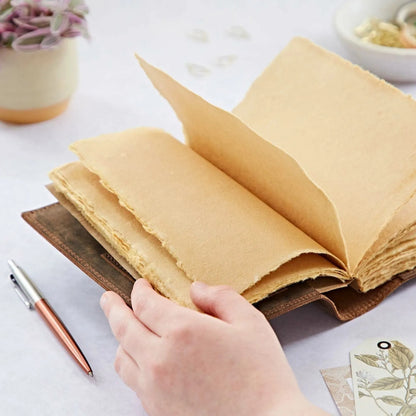 Compass Buffalo Leather Journal