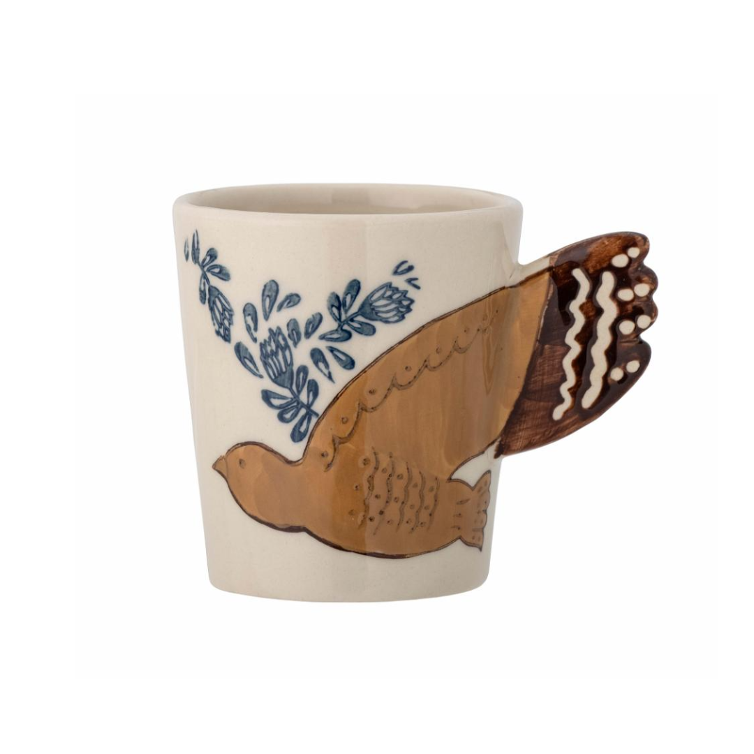 Hezha Stoneware Hand-Painted Cup Nature