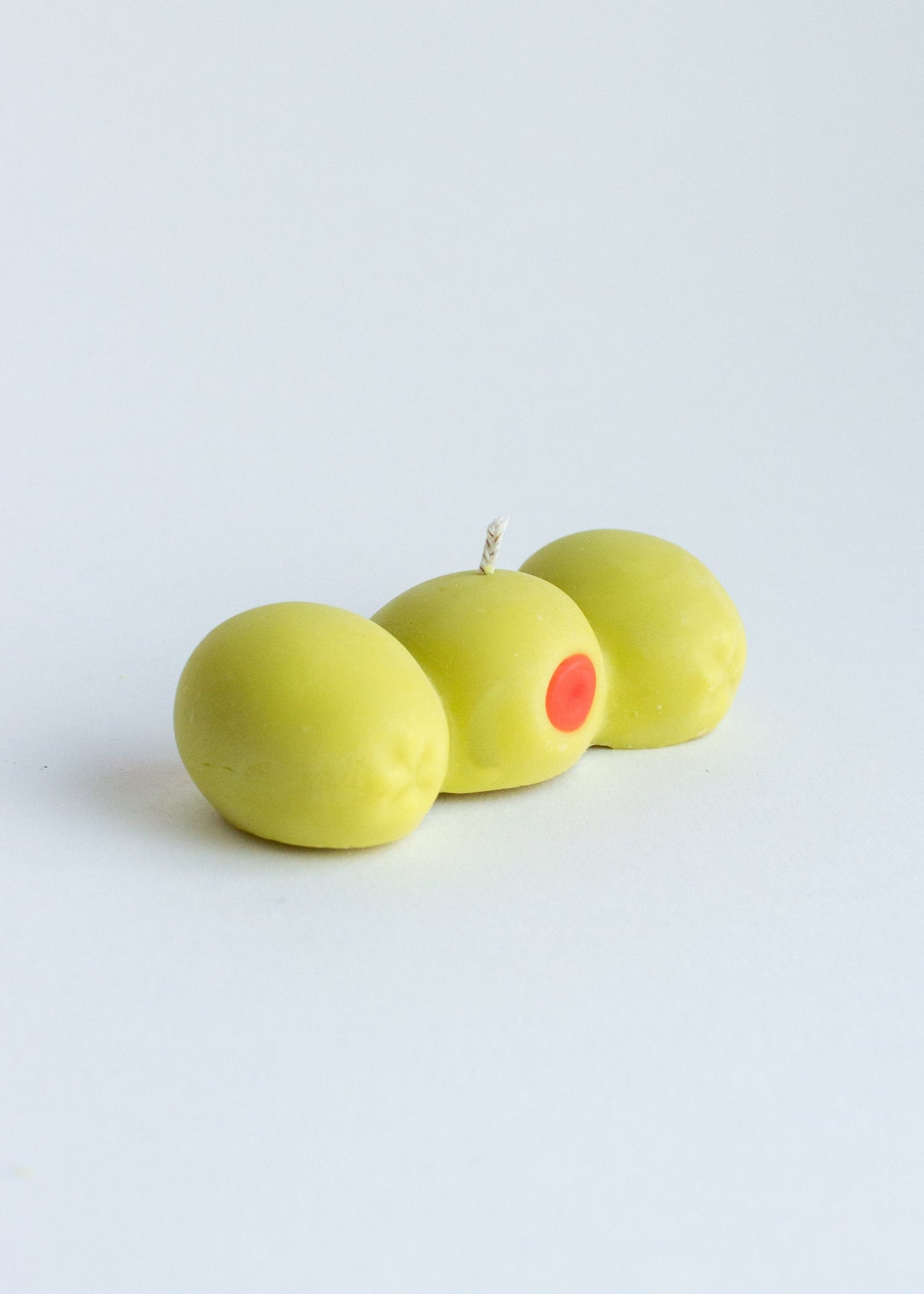 Three pimento olives soy wax candle with jasmine, neroli, and orange blossom scent, handmade in the UK