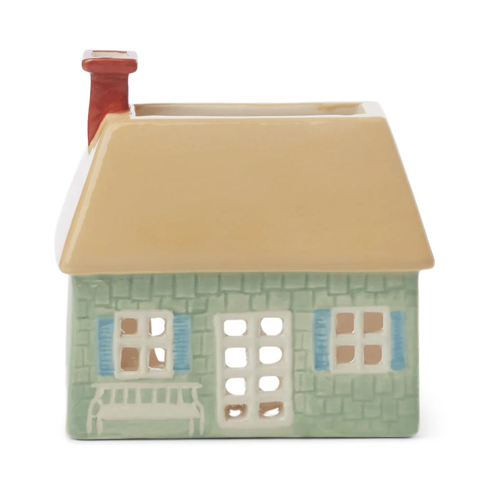 English Cottage Style Incense &amp; Tea Light Holder