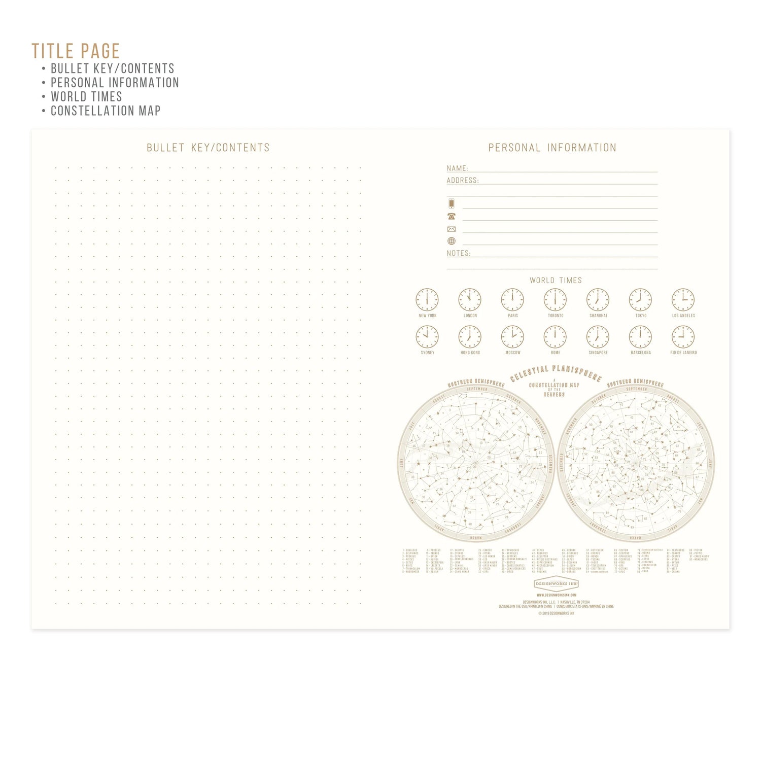 Hard &amp; Suede Cover Radiant Suns Block Journal