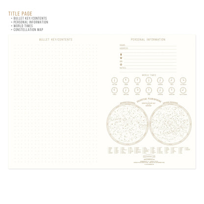 Hard &amp; Suede Cover Radiant Suns Block Journal