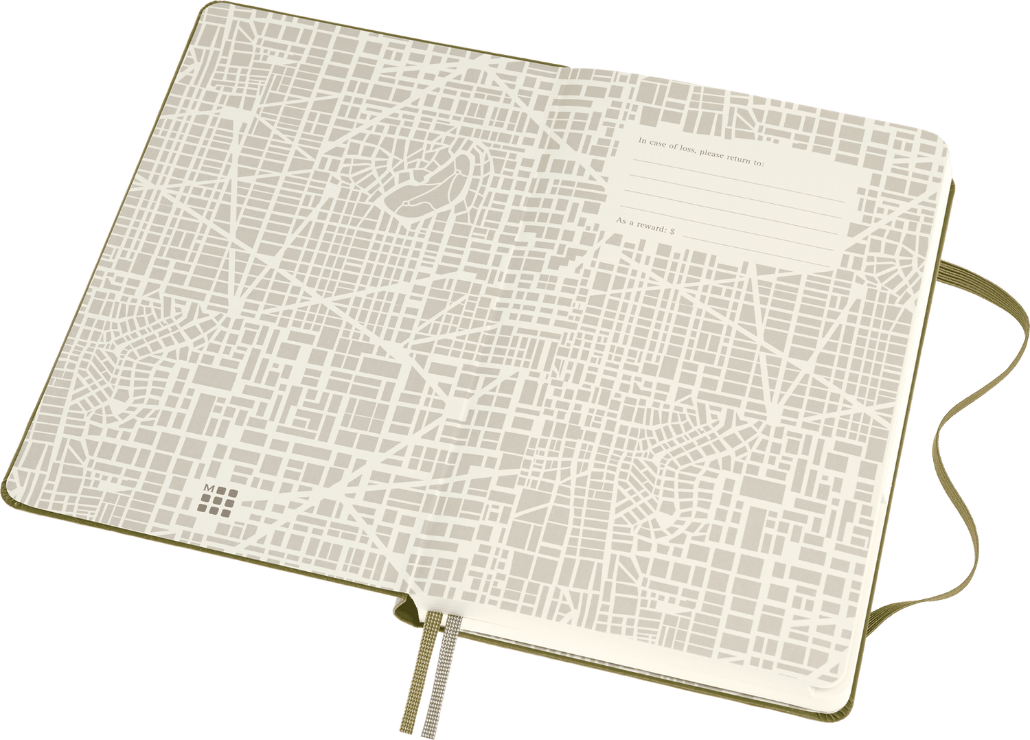 White textured mat with a subtle pattern on a white background