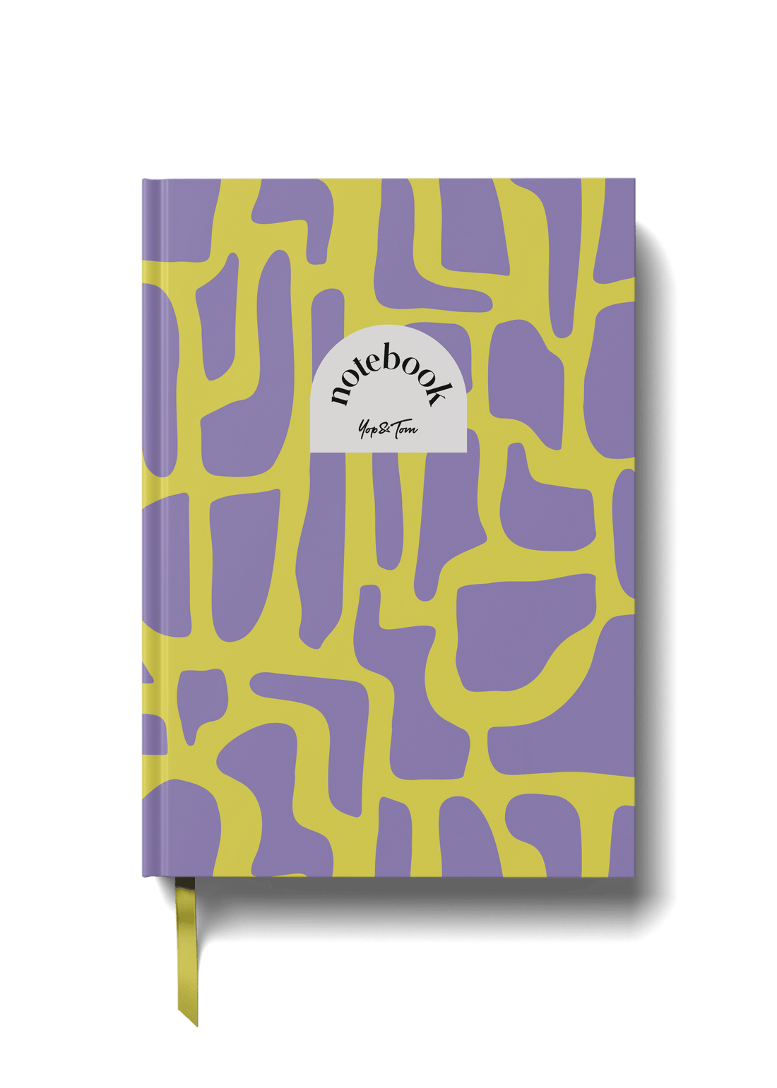 Purple Islands Lined Notebook A5