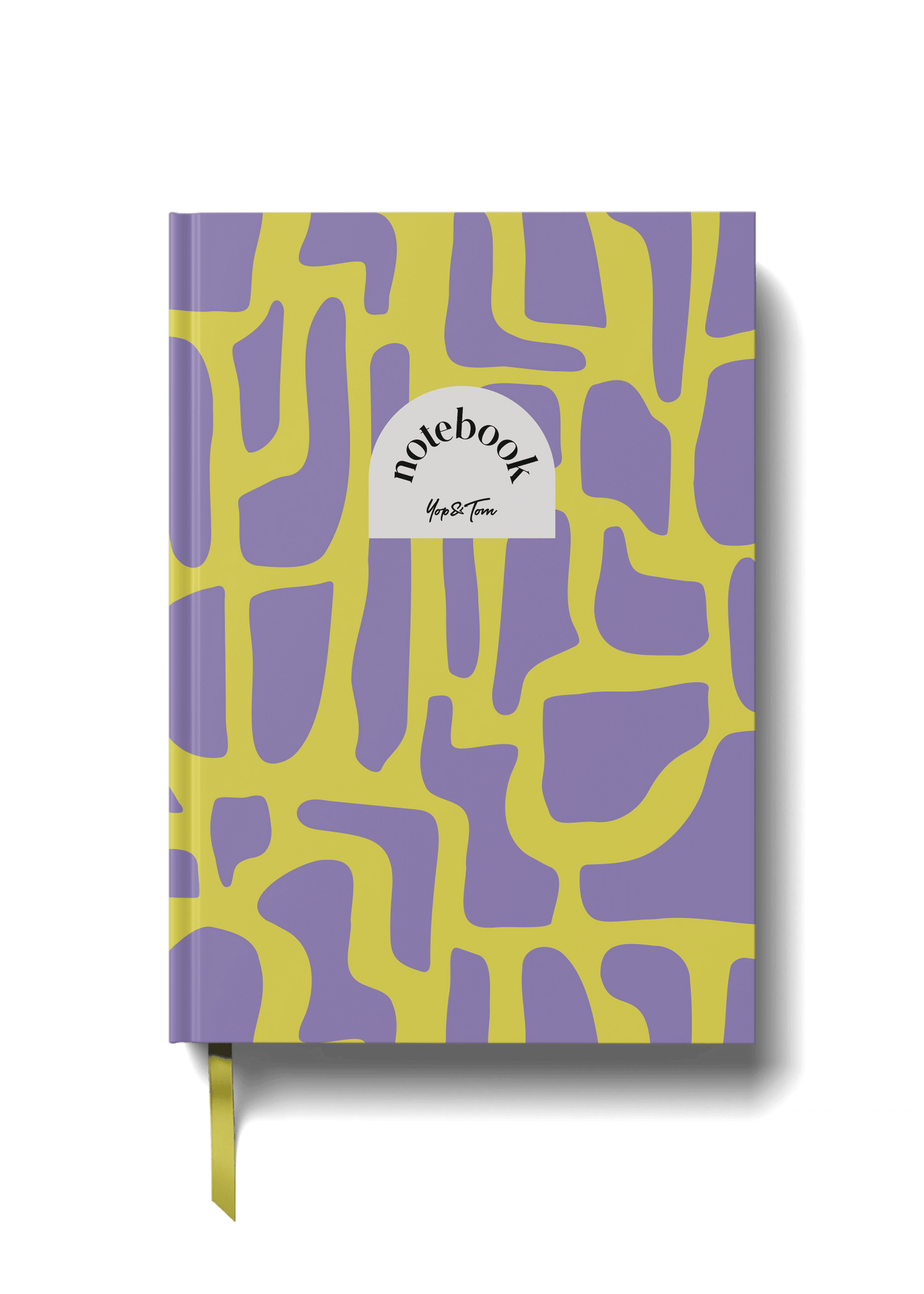 Purple Islands Lined Notebook A5