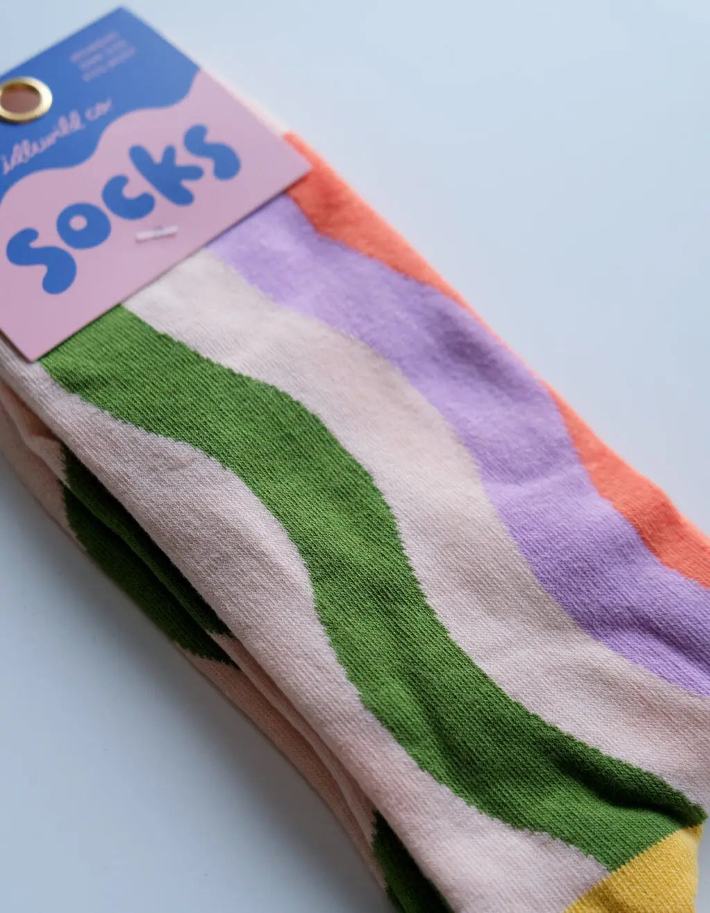 Rainbow Waves 100% Cotton Women&